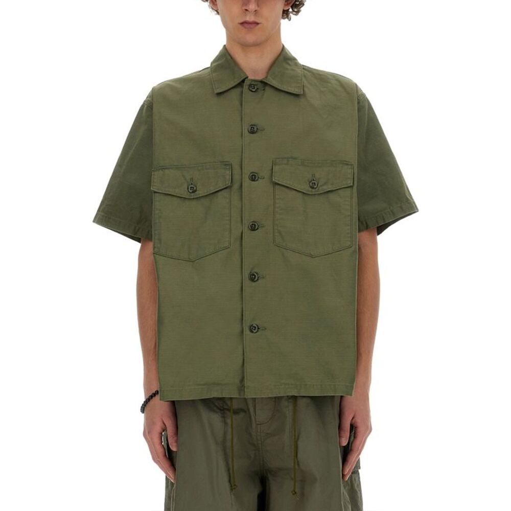 Needles Men Cotton Shirt